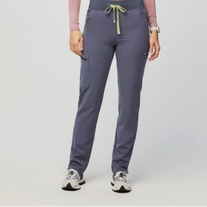 Figs High Waisted Yola Skinny Scrub Pants 2.0 - discontinued color in Space Navy